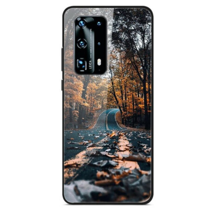 Hoesje voor Huawei P40 Gehard Glas Route Du Bonheur