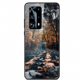 Hoesje voor Huawei P40 Gehard Glas Route Du Bonheur