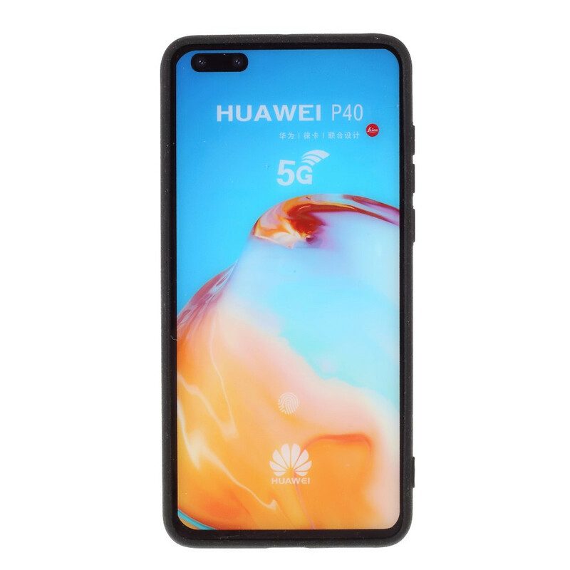 Hoesje voor Huawei P40 Mat Glitter