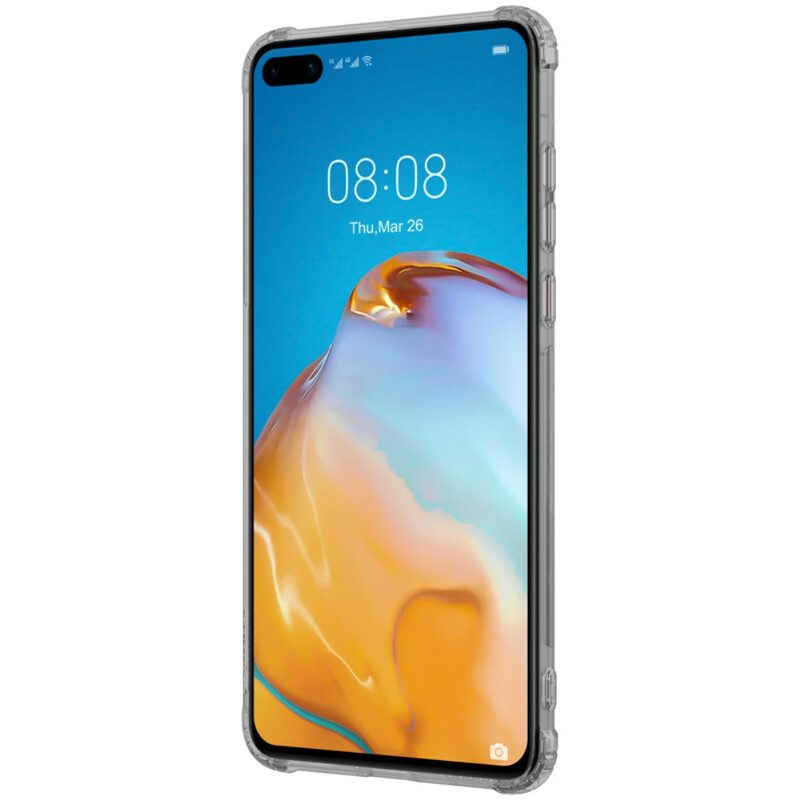 Hoesje voor Huawei P40 Versterkte Transparante Nillkin