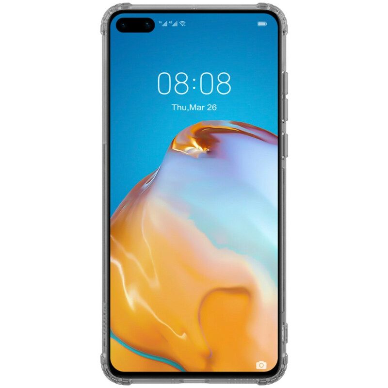 Hoesje voor Huawei P40 Versterkte Transparante Nillkin