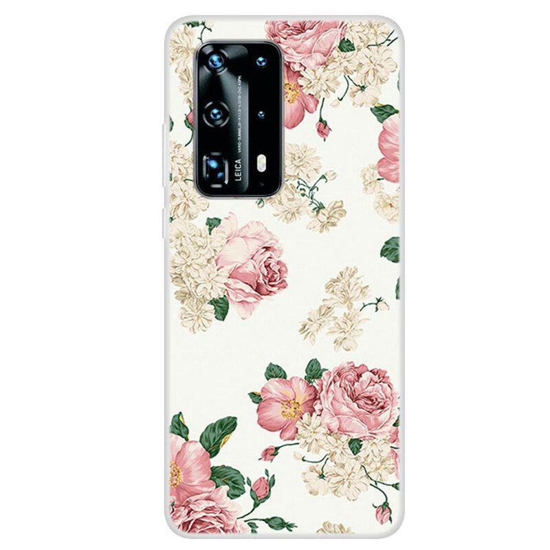 Hoesje voor Huawei P40 Vrijheid Bloemen