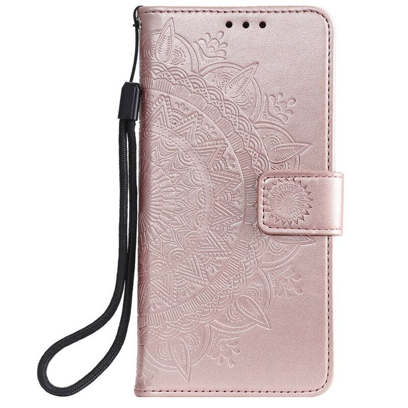 Leren Hoesje voor Huawei P40 Zon Mandala