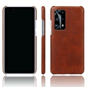 Telefoonhoesje voor Huawei P40 Ksq Leereffect