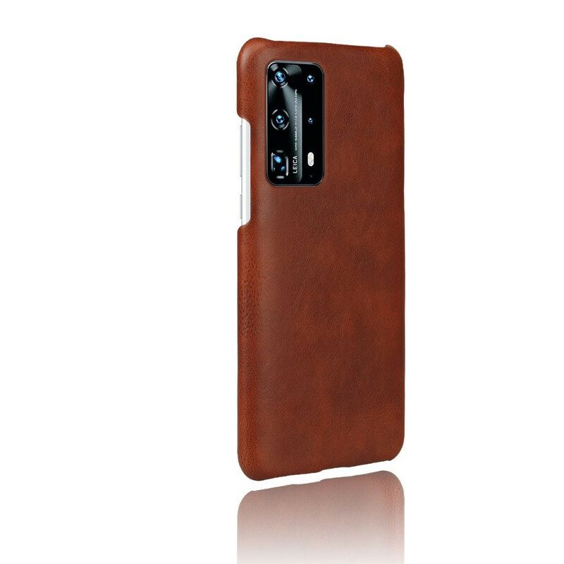 Telefoonhoesje voor Huawei P40 Ksq Leereffect