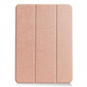 Bescherming Hoesje voor iPad Air (2022) (2020) Lychee Lederen Stijl