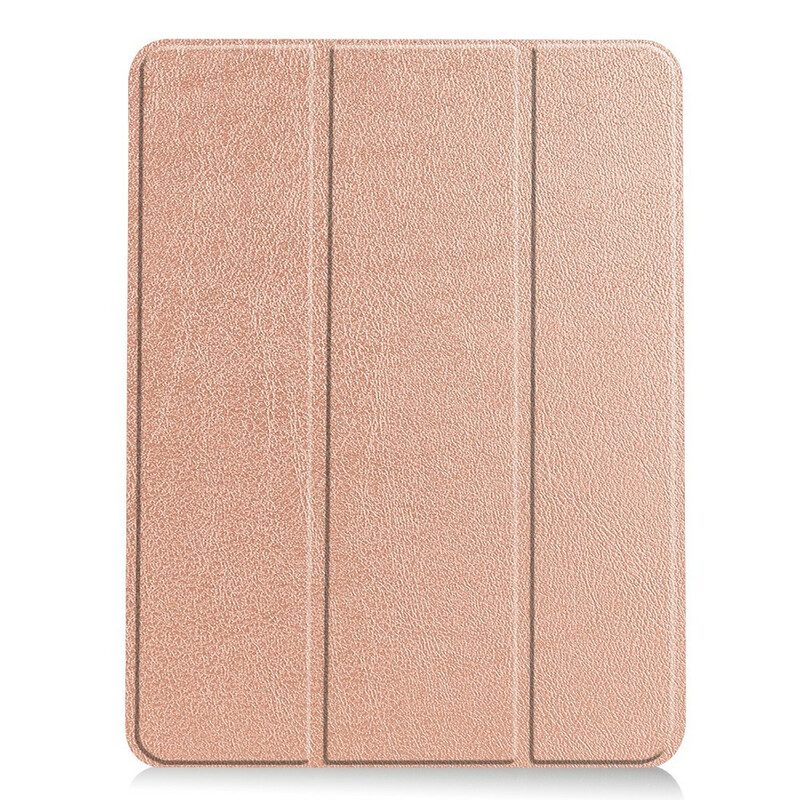 Bescherming Hoesje voor iPad Air (2022) (2020) Stijl Litchi Lederen Stylushouder