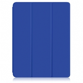 Bescherming Hoesje voor iPad Air (2022) (2020) Stylushouder Van Litchi Kunstleer