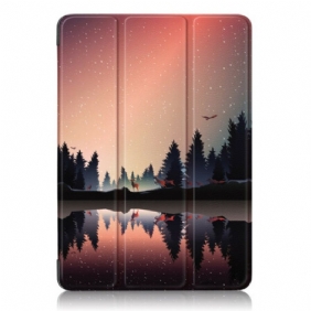 Bescherming Hoesje voor iPad Air (2022) (2020) Uilen Leuk Bos