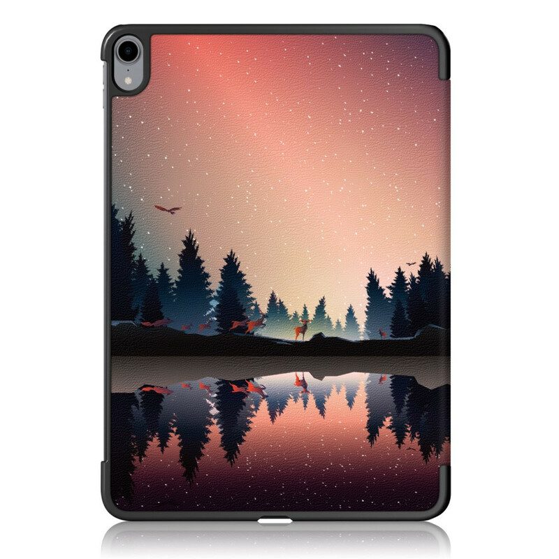 Bescherming Hoesje voor iPad Air (2022) (2020) Uilen Leuk Bos