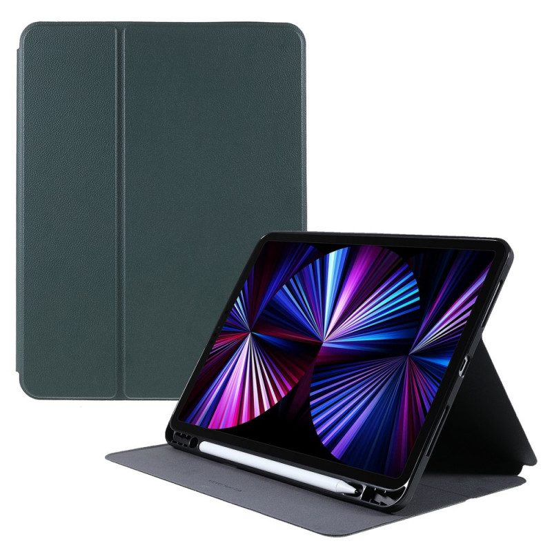 Bescherming Hoesje voor iPad Air (2022) (2020) X-level Lychee-leereffect