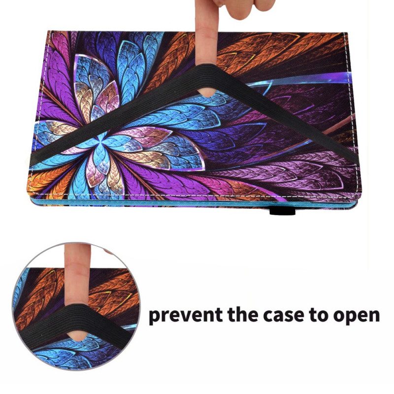 Case voor iPad Air (2022) (2020) Abstracte Bloem