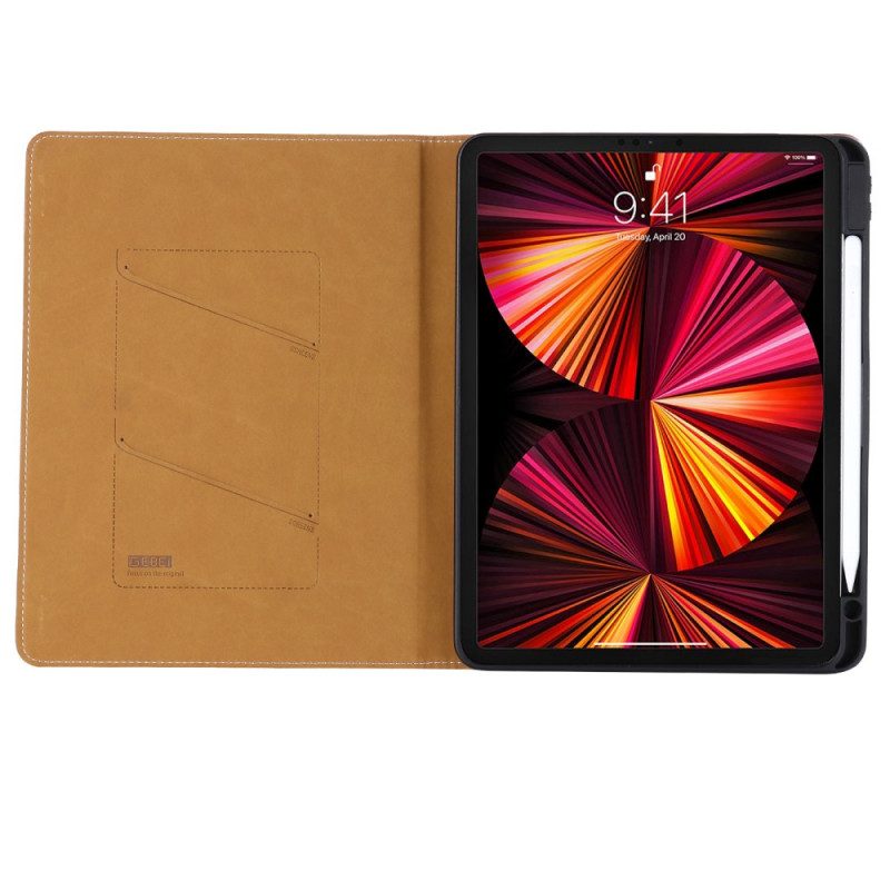 Case voor iPad Air (2022) (2020) Gebei Kunstleer Lychee