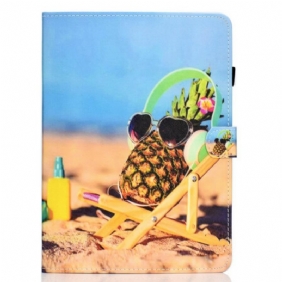 Flip Case voor iPad Air (2022) (2020) Ananas Strand