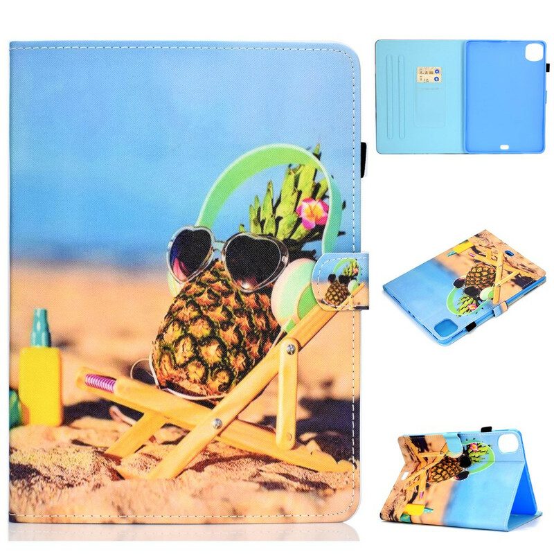 Flip Case voor iPad Air (2022) (2020) Ananas Strand