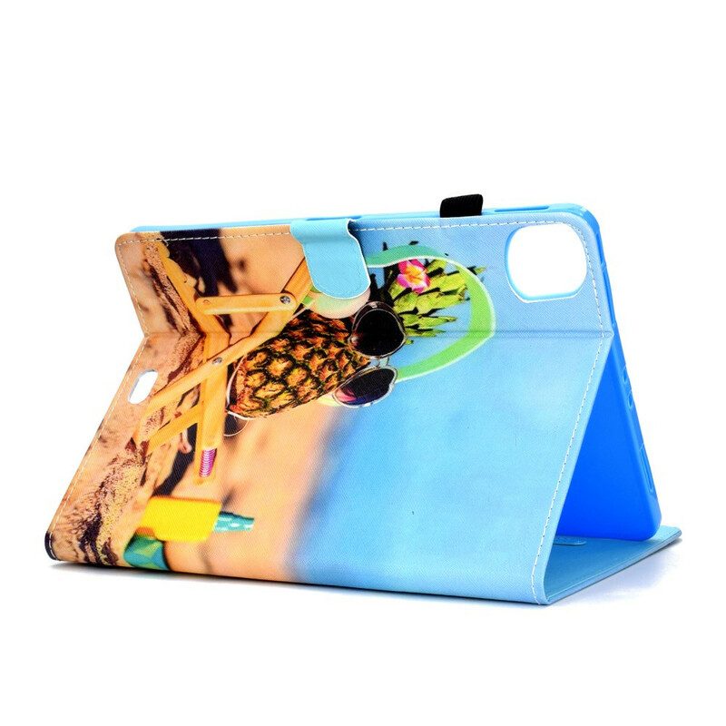 Flip Case voor iPad Air (2022) (2020) Ananas Strand