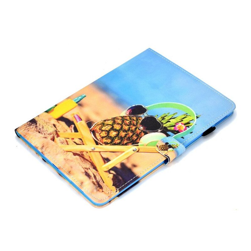 Flip Case voor iPad Air (2022) (2020) Ananas Strand