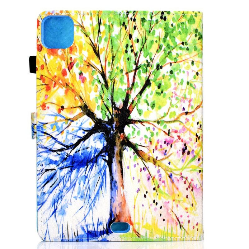 Flip Case voor iPad Air (2022) (2020) Aquarel Boom