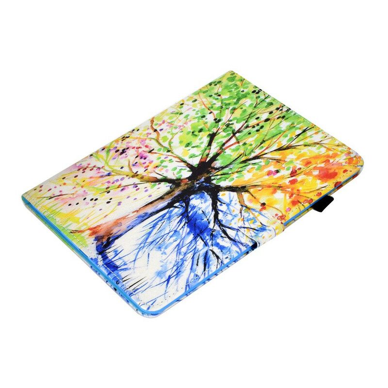 Flip Case voor iPad Air (2022) (2020) Aquarel Boom