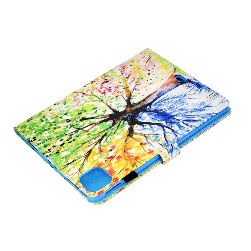 Flip Case voor iPad Air (2022) (2020) Aquarel Boom