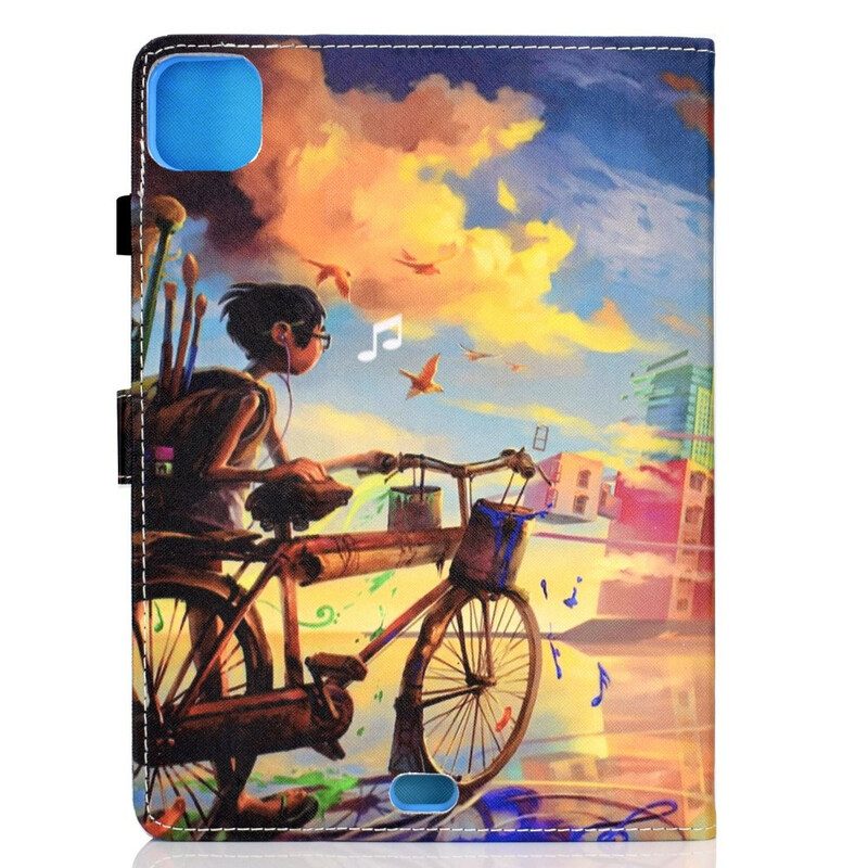 Folio-hoesje voor iPad Air (2022) (2020) Fiets Kunst