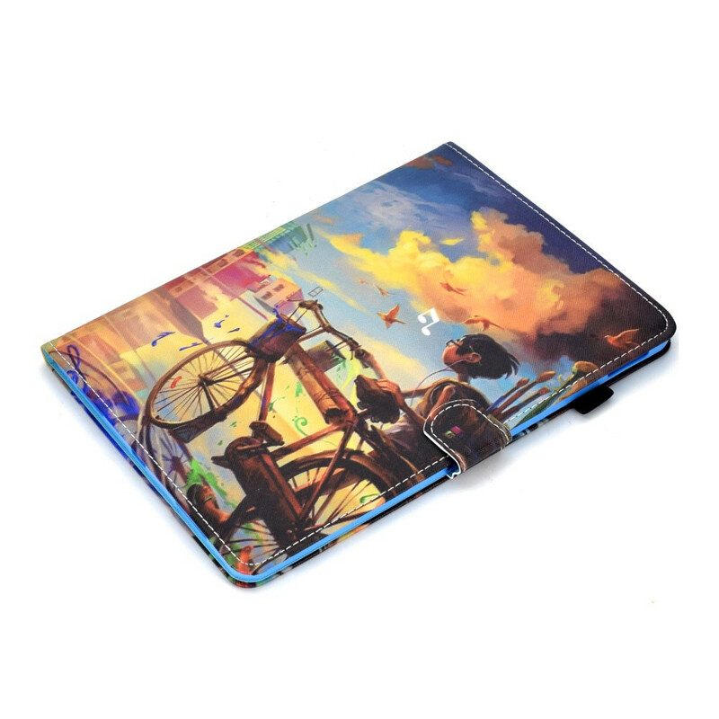 Folio-hoesje voor iPad Air (2022) (2020) Fiets Kunst