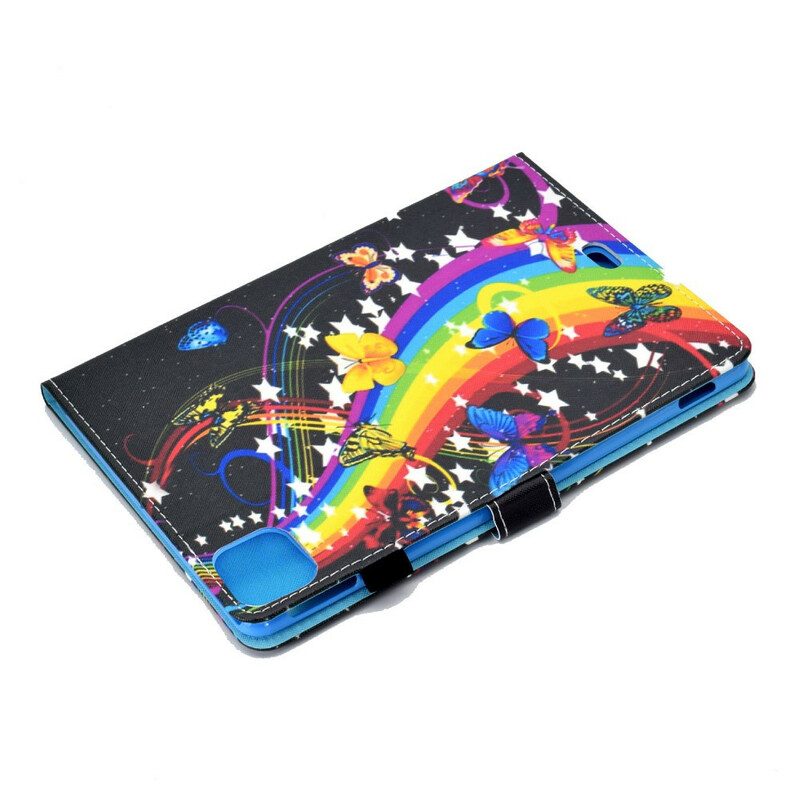 Folio-hoesje voor iPad Air (2022) (2020) Regenboog Vlinders