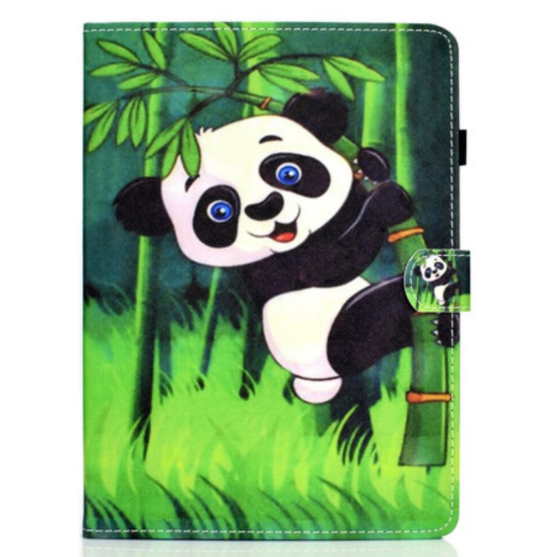 Leren Hoesje voor iPad Air (2022) (2020) Panda