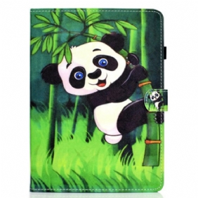 Leren Hoesje voor iPad Air (2022) (2020) Panda