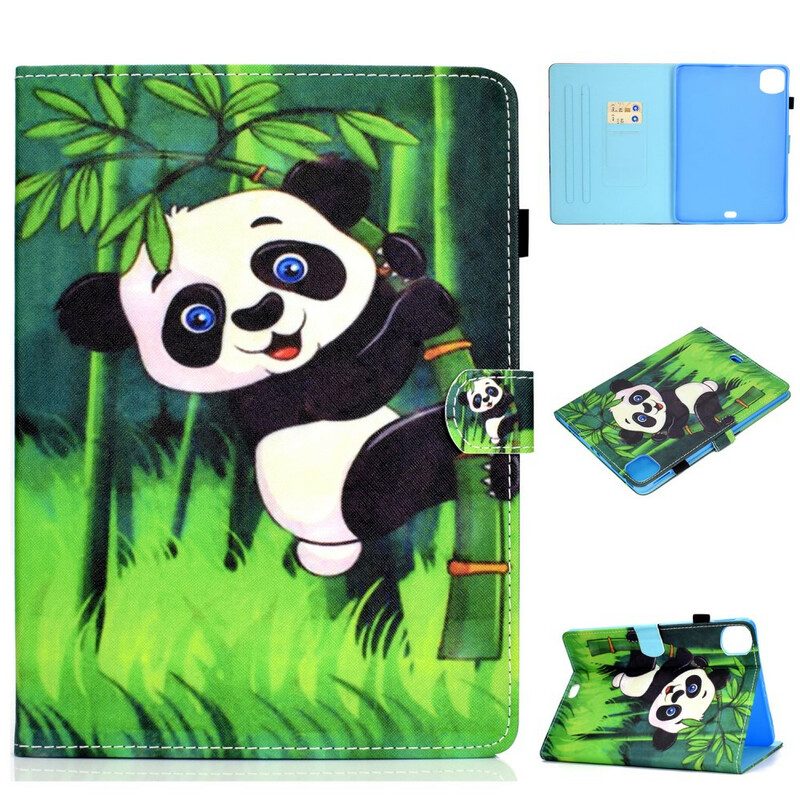 Leren Hoesje voor iPad Air (2022) (2020) Panda