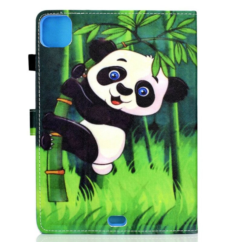 Leren Hoesje voor iPad Air (2022) (2020) Panda