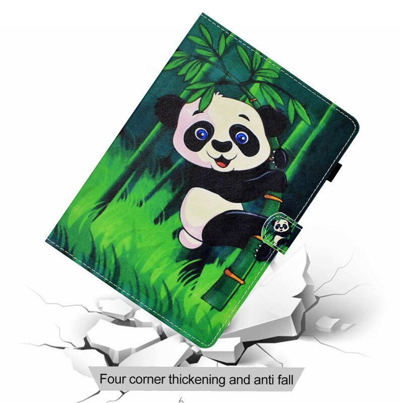 Leren Hoesje voor iPad Air (2022) (2020) Panda