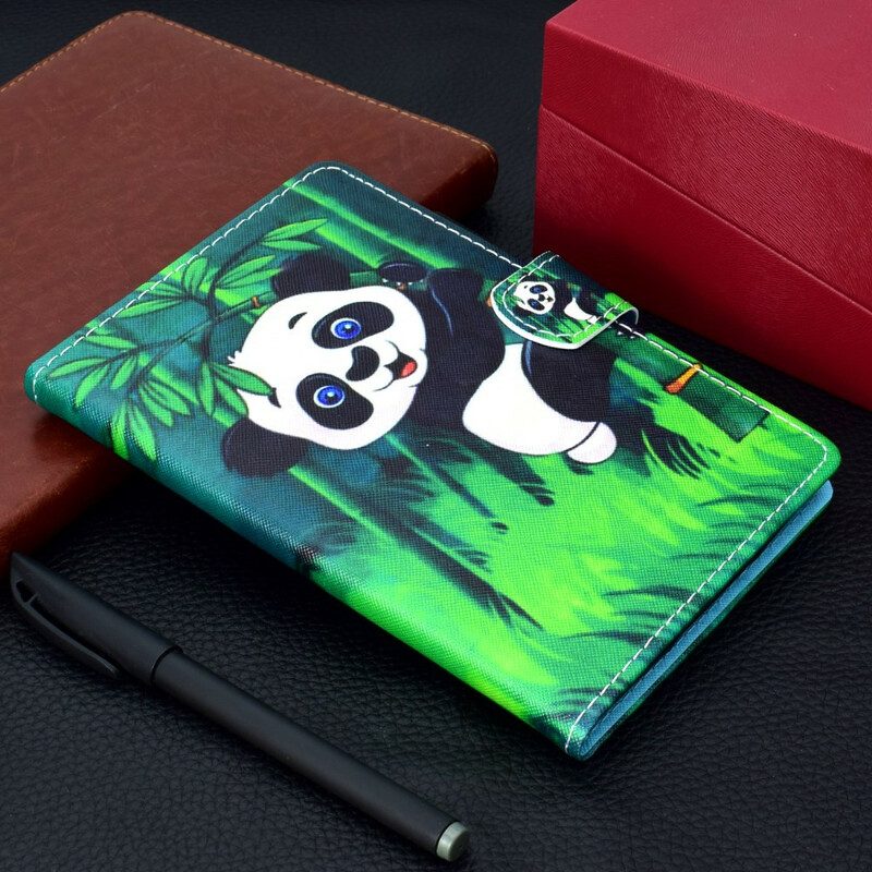 Leren Hoesje voor iPad Air (2022) (2020) Panda