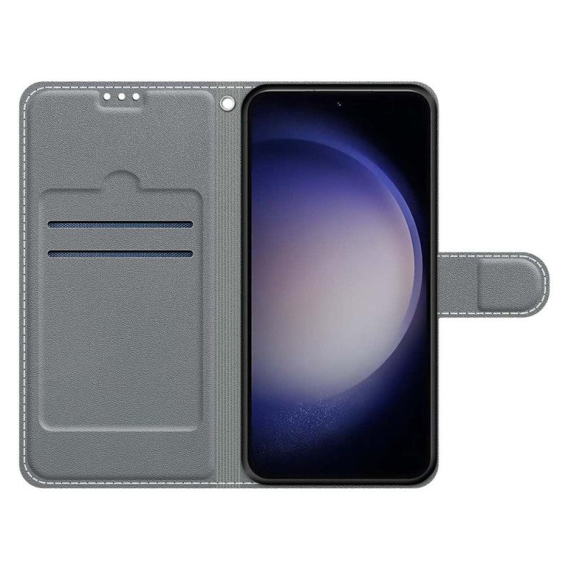 Folio-hoesje Samsung Galaxy S24 Ultra 5g Lanyardboot