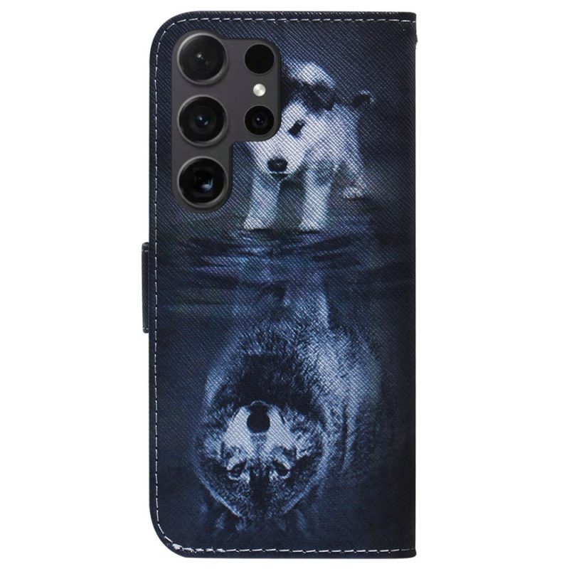 Leren Hoesje Samsung Galaxy S24 Ultra 5g Puppydroom