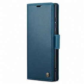 Leren Hoesje Voor Samsung Galaxy S24 Ultra 5g Caseme Litchi-textuur