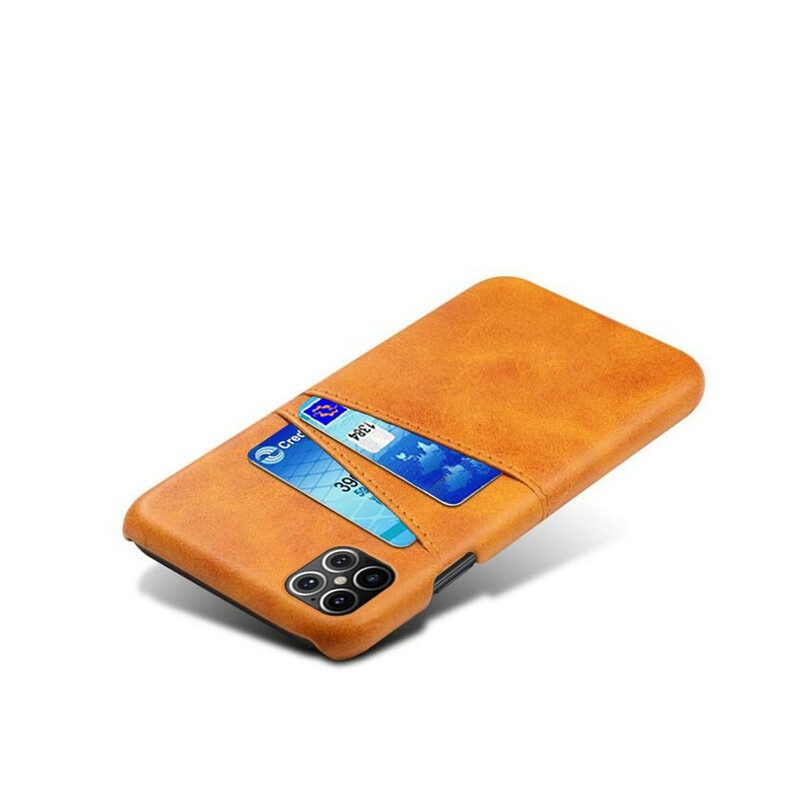 Hoesje voor iPhone 12 Pro Max Dubbele Kaarthouder