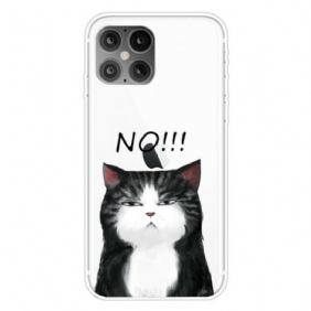 Hoesje voor iPhone 12 Pro Max De Kat Die Nee Zegt