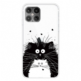 Hoesje voor iPhone 12 Pro Max Kijk Naar De Katten