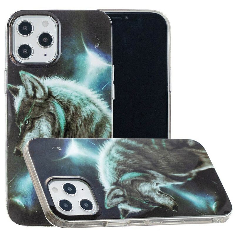 Hoesje voor iPhone 12 Pro Max Koninklijke Wolf