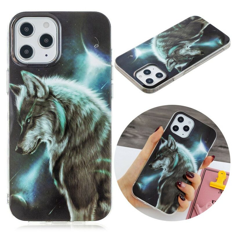 Hoesje voor iPhone 12 Pro Max Koninklijke Wolf