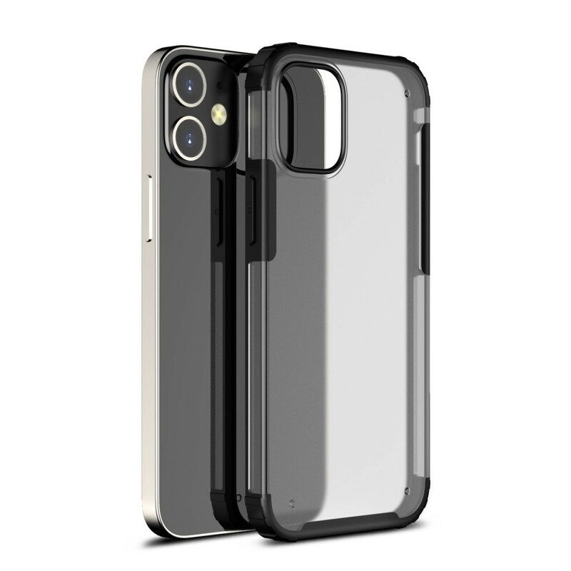 Hoesje voor iPhone 12 Pro Max Mat Transparante Hybride