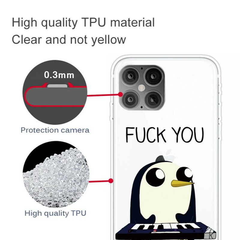 Hoesje voor iPhone 12 Pro Max Pinguïn Neuk Je