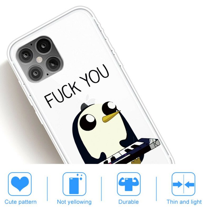 Hoesje voor iPhone 12 Pro Max Pinguïn Neuk Je