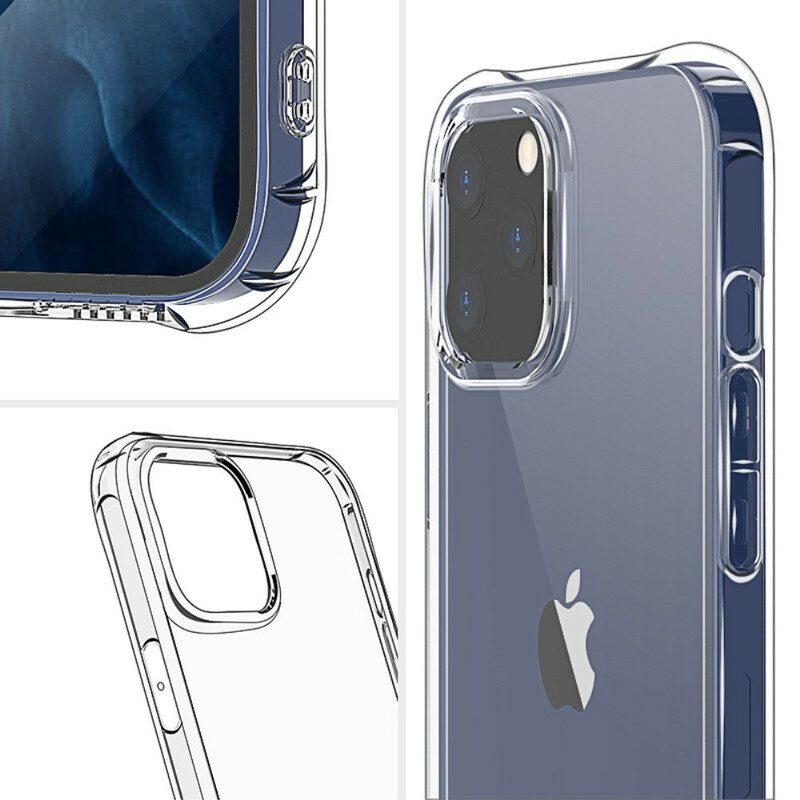 Hoesje voor iPhone 12 Pro Max Transparant Leeu-ontwerp