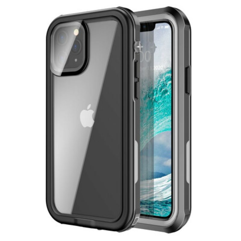 Hoesje voor iPhone 12 Pro Max Waterbestendig Transparant