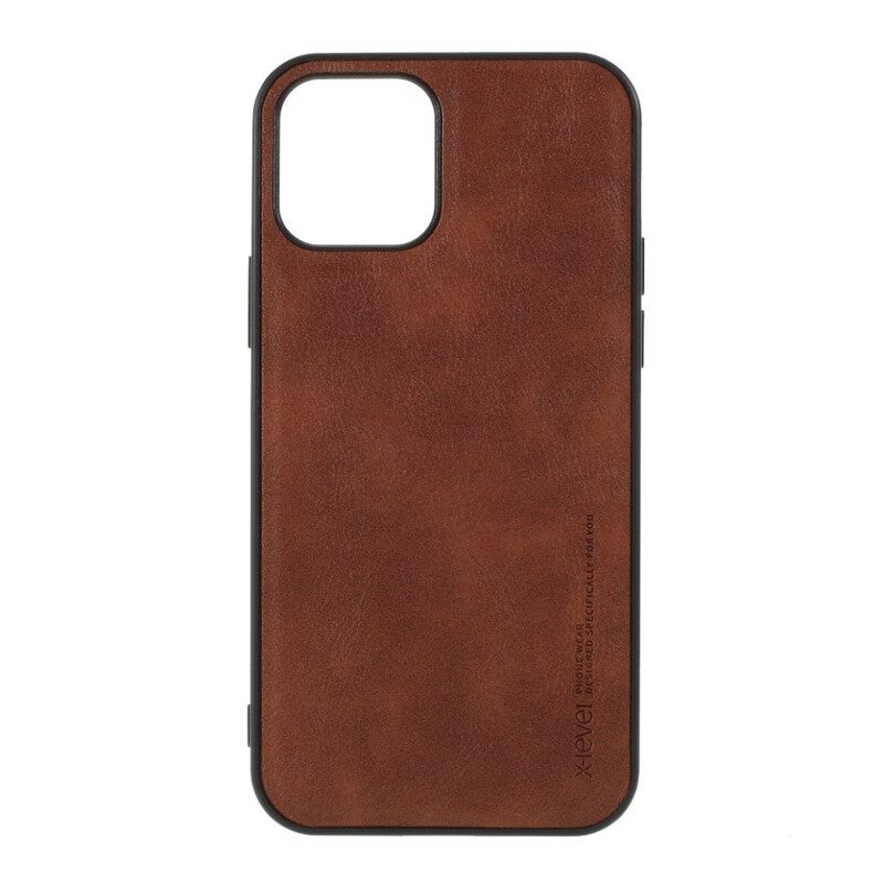 Telefoonhoesje voor iPhone 12 Pro Max Vintage Serie X-niveau