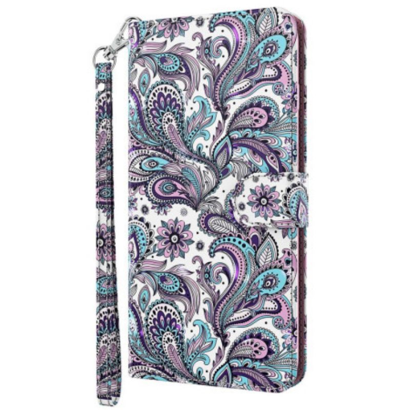 Flip Case voor Oppo A54 5G / A74 5G Paisley