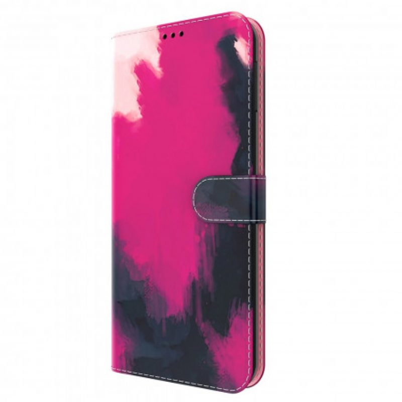 Folio-hoesje voor Oppo A54 5G / A74 5G Waterverf