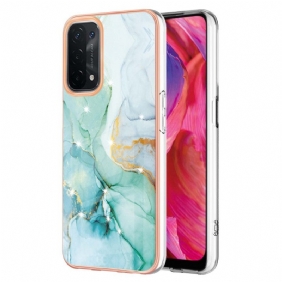 Hoesje voor Oppo A54 5G / A74 5G Marmeren Ontwerp